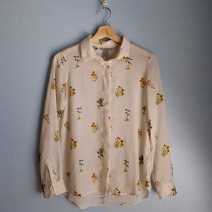 Floral H&M blouse